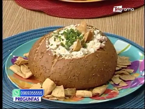 Dip de tocino y choclito