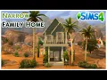 Narrow Family Home I Speed Build I The Sims 4