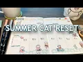 Summer Cat Spread Hobonichi Cousin Plan With Me