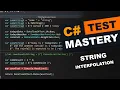 TEST String Interpolation - C Mastery Course