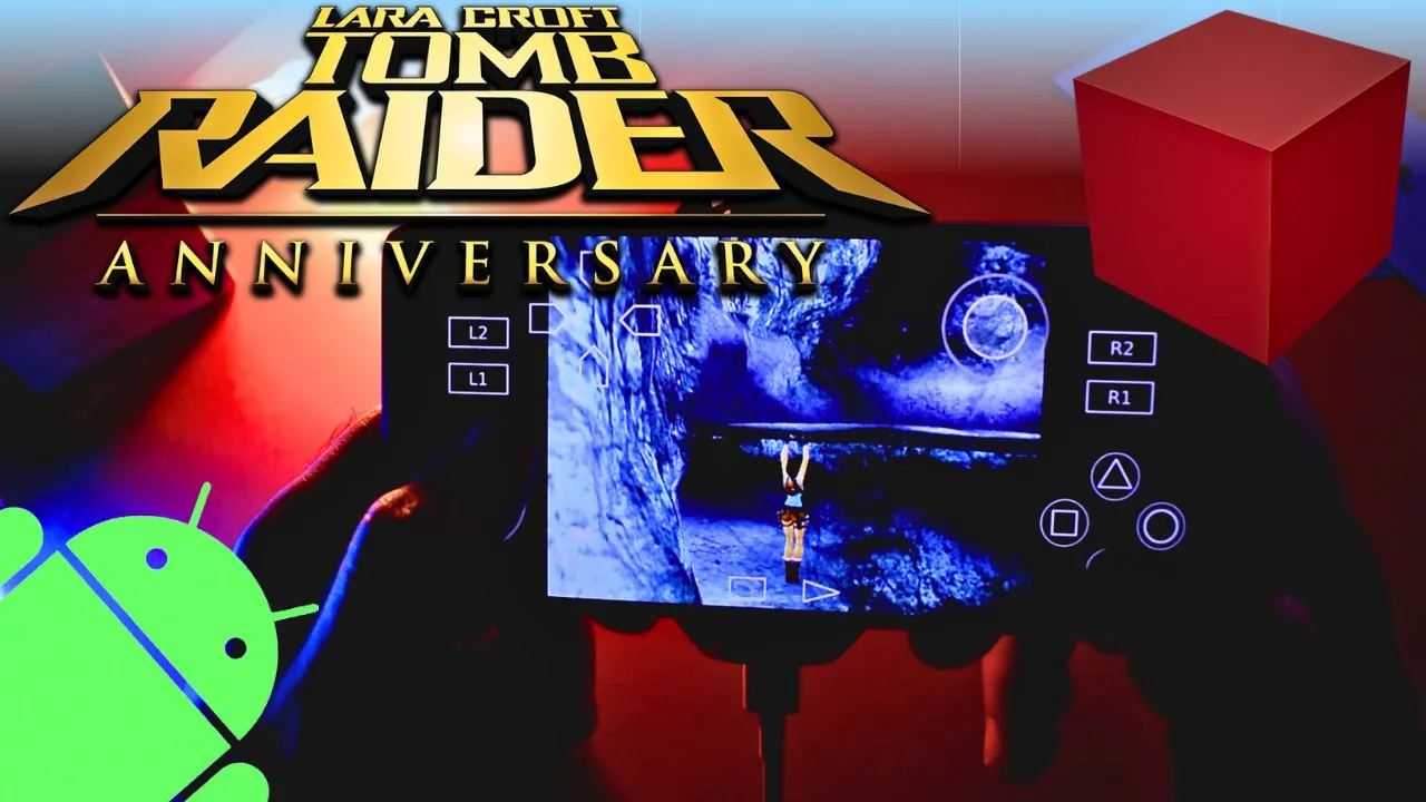 Lara Croft Tomb Raider Anniversary Android Gameplay | PS2 Emulator Android | Nethersx2 Android