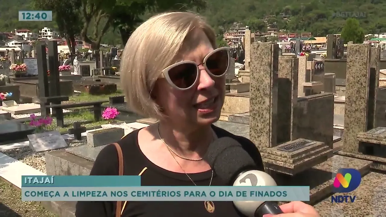 Começa a limpeza nos cemitérios para dia de finados em Itajaí