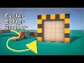 EASIER ANIMATED COMMAND BLOCK DOOR V2 TUTORIAL Minecraft Redstone Tutorial