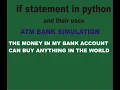 ATM BANK SIMULATION