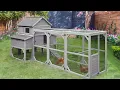 Aivituvin AIR46 Large Chicken Coop with Run for 8 10 Chickens