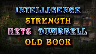 The Genesis Order - Intelligence Strength Keys Dumbbell Old Book Hell Key Useless Key