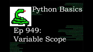 Python Basics Tutorial How to Solve a Variable Scope Problem