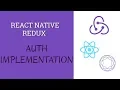 React Native Advance Redux Login