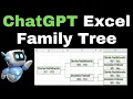 How to Use ChatGPT to Create a Family Tree Template in Excel Free Tutorial