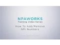 How To NPI Numbers NEW