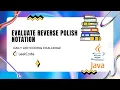 Evaluate Reverse Polish Notation Leetcode 150 December Daily Challenge
