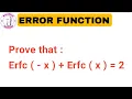 Error Function Engineering Maths-2 Problem 3 SPPU