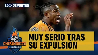 😯🧐 VINÍCIUS, muy serio tras su expulsión en el VALENCIA vs. REAL MADRID | El Chiringuito