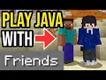 How To Play Minecraft Java With Friends FOR FREE No Mods LAN Worlds or Servers