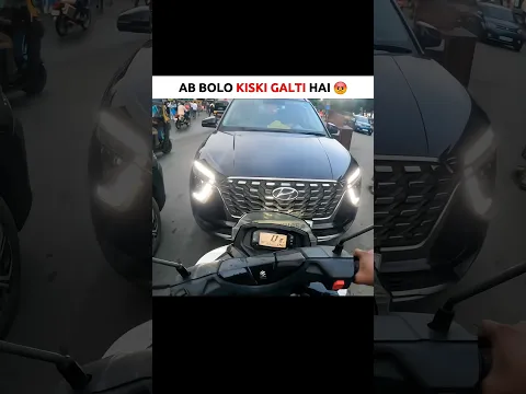 Wrong Site Aa Gaya Car Wala π€¬ #shorts #motovlog #bike