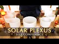 Solar Plexus Chakra Sound Bath Crystal Singing Bowl Meditation Assertion Meditation 324 Hz