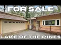 Lake of the Pines Home for Sale in Auburn CA Single-Story Retreat Under 500K