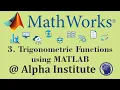 3 Trigonometric Functions in MATLAB Built-in Functions in MATLAB MATH MATLAB