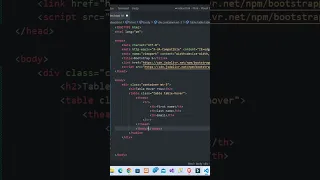 How to make table using bootstrap Bootstrap Tutorial