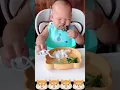 Download Lagu Bayi makan sendiri nasi sayur paha ayam sangat lahap #short