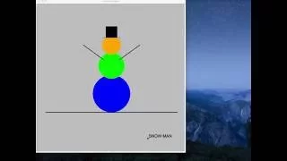 Intro to turtles Python Drawing a snow man