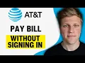 AT T Login Pay Bill Without Signing In 2026