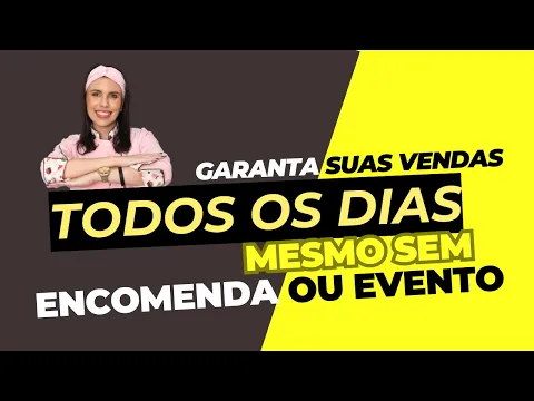 Você não precisa depender de encomendas e eventos para fazer vendas diárias.