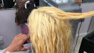 How To Bleach Dark Hair Blonde in 1 Sitting