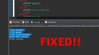 Eclipse IDE console error fix Eclipse all output printed together fix Eclipse blank console fix