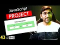 JavaScript Project Unit Converter Real Life Example JavaScript Tutorial Class 43