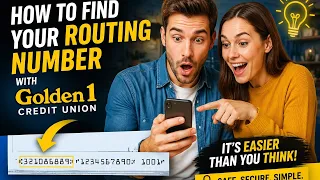 How to find your routing number with Golden 1 Credit Union