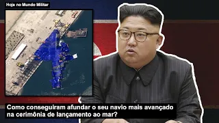 How did they manage to sink their most advanced ship at the launching ceremony?