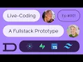 EP01 Live-Coding a Fullstack Prototype in React Supabase Tailwind TypeScript