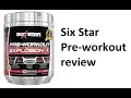 six star pre workout explosion supplement fruit punch review muscletech