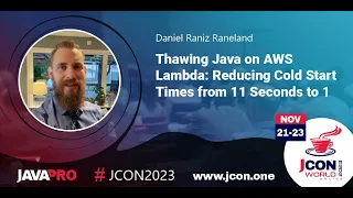 Thawing Java on AWS Lambda Reducing Cold Start Times from 11 Seconds to 1 Daniel Raniz Raneland