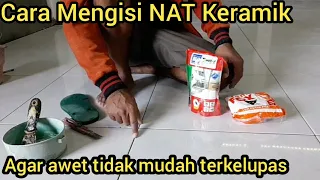 how to fill ceramic grout so that it is not easy to peel off