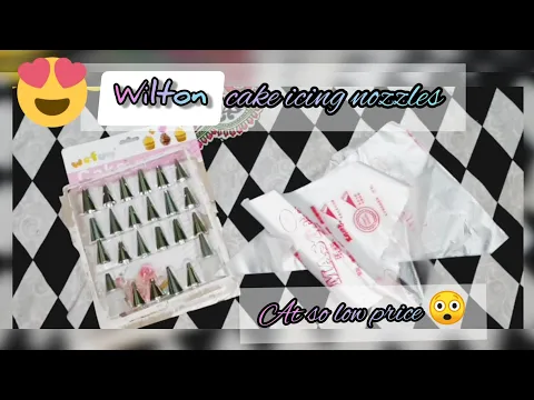 Download MP3 24Pcs set Cake Icing Wilton Nozzles |disposable Piping bags | Daraz order Review baking accessories