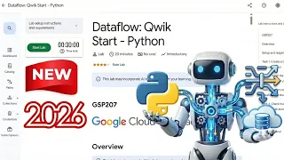 Dataflow Qwik Start - Python GSP207