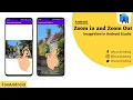 How to Zoom Imageview in Android Studio ImageView Zoom in Zoom Out Android Studio Tutorial