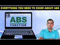 How to use Excel ABS Function