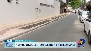 Moradores do Centro de Balneário Camboriú relatam aumento da insegurança