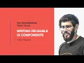 Writing reusable UI components - Yakir Narkis