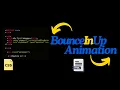 Bounce In Up Scroll Animation Using HTML CSS Only 1 JavaScript Line