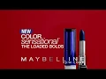 Maybelline New York Color Sensational Loaded Bolds 2017 commercial