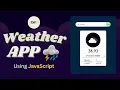 How to Build a Weather App with Real-Time API Weather App Tutorial CodeWord