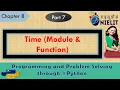 olevel m3r5 ch 8 part 7 time module function in python programming