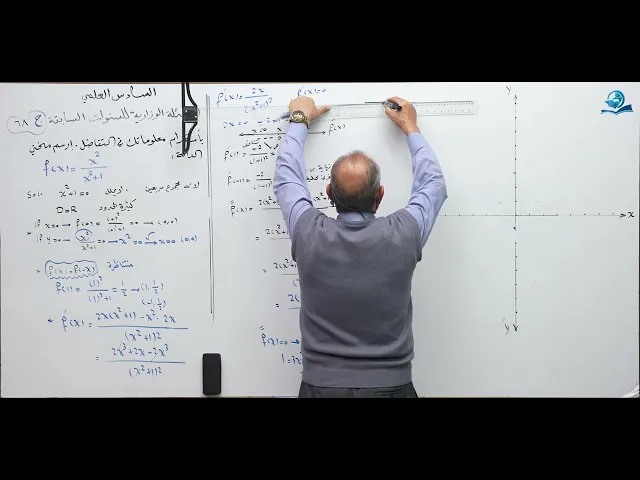 ⁣رياضيات السادس العلمي - الفصل الثالث - ألاسئله الوزارية الخارجية ج68