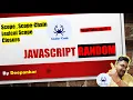 Scope Scope-chain lexical-scope and closure in Javascript