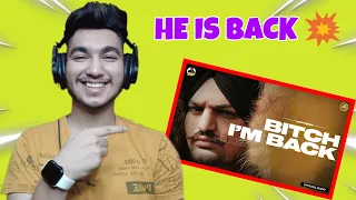 Bi*ch I'm Back (Official Audio) - Sidhu Moose Wala | Moosetape | REACTION | PROFESSIONAL MAGNET |