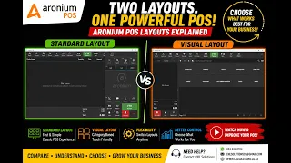 Aronium POS Layouts Explained Standard vs Visual Layout - Which One Should You Use
